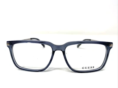 Marco de gafas Guess GU 50077-D 020 55-15-145 gris oscuro azul borde completo —Q18 Foto 1 de 4