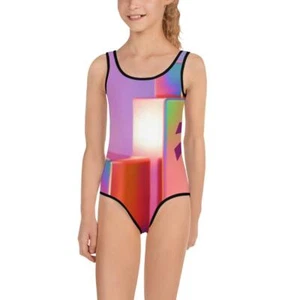 All-Over Print Kids Swimsuit - Picture 1 of 11