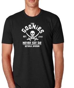 The Goonies "Never Say Die" Sloth Chunk Mens Athletic Fit T-Shirt - Picture 1 of 3