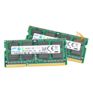 DDR3 RAM Samsung 16GB 2x8GB 1600MHz PC3-12800S 204PIN SODIMM Laptop Speicher CL9 - Bild 1 von 5
