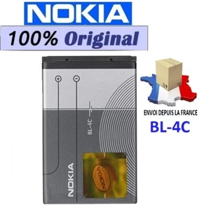 Original Nokia Batterie BL-4C pour 1006/1202/1203/1265/1325/1661/1662/2220/2650 - Photo 1 sur 1