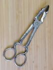 Antique 1862 Sheffield Silver Plated Patented Sugar Loaf Cutters / Tongs