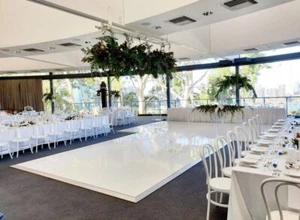 Super glossy Wedding Dancing Floor panel T4, Solid White Acrylic Perspex Sheets - Picture 1 of 10