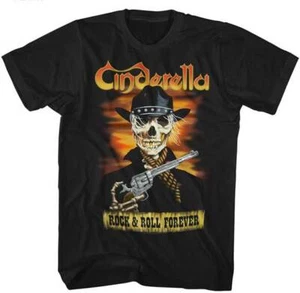 Cinderella Rock And Roll Forever Men's T Shirt Metal Music Merch - Picture 1 of 3