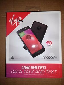 Virgin Mobile Prepaid Motorola Moto E4 16 GB 5" Screen 4G LTE Smartphone 