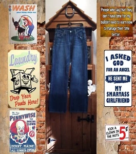 (11-27) "LUCKY BRAND" WOMEN'S Sz. 30 LONG JEAN STRETCH PANTS (PRE-OWNED / GOWC) - Picture 1 of 12