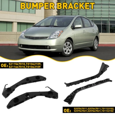 Juego de 2 soportes de parachoques inferiores laterales izquierdo y derecho para Toyota Prius 2004-2009 4x Foto 1 de 4
