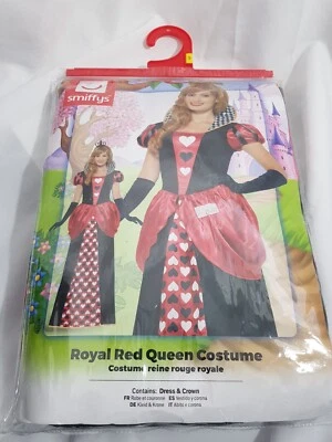 New - Womens - Smiffys - Royal Red Queen Costume - S - Image 1 of 4