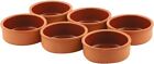 6pcs Sri Lankan Style Terra Cotta Clay Pot for Cooking 4.5&quot; Rustic Pan Cookwere