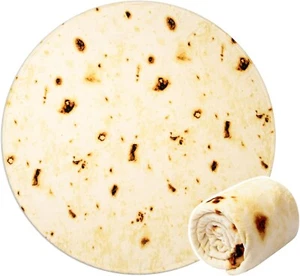 Cobija Grande De Tortilla Harina 71 Pulgadas Para Adulto Cama Calientes Mexicana - Picture 1 of 7