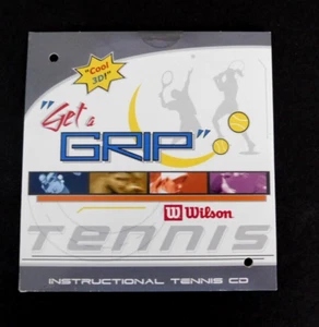 Tennis Wilson Co , "Get a Grip" Instructional CD,  unopened, 2003, missng paper - Picture 1 of 3