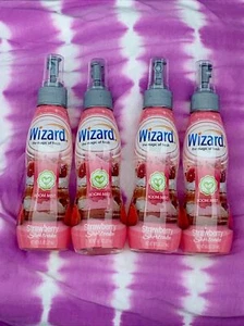 4 X Wizard Scented Air Freshener Spray STRAWBERRY SHORTCAKE Fragrance, Room Mist - Picture 1 of 3