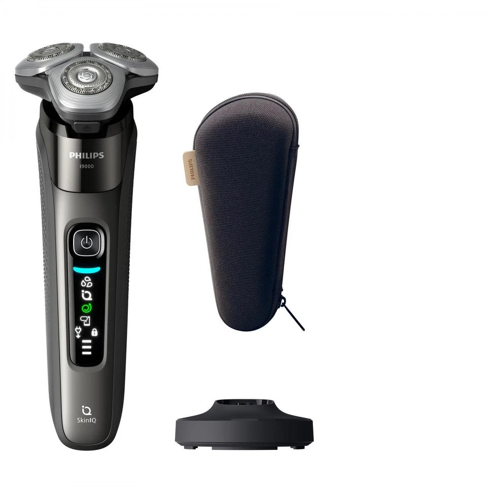 Philips Rasoio Elettrico Wet & Dry con SkinIQ Trimmer 3 Testine X9002/10 i9000 - Immagine 1 di 1