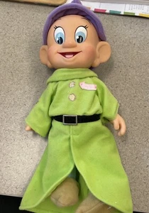 12" Disney Whistling Dopey Snow White Dwarf Doll Playmates 2004 TESTED WORKS - Picture 1 of 3