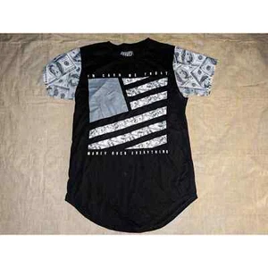 Fresh Laundry men's medium shirt in cash we trust money over everything - Picture 1 of 5