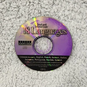 Instant Immersion 18 Languages CD ROM 2003 Topics Entertainment - 2 Disc Set - Picture 1 of 4