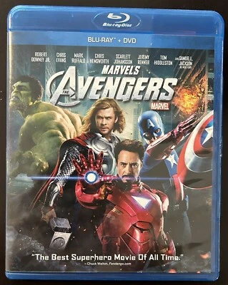 Marvel's The Avengers [2012] Blu-ray + DVD Combo Pack (Chris Evans, Hemsworth) Foto 1 de 4