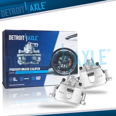 Pair Front Brake Calipers w/Bracket for 2008-2010 Mazda 3 Volvo C30 C70 S40 V50 - Image 1 of 4