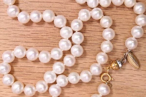 Classic Pearl Necklace X290B - Picture 1 of 2