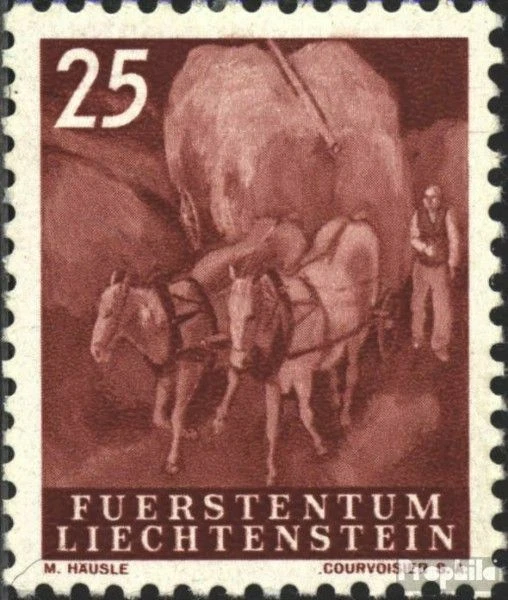 Liechtenstein 293 usado 1951 marcas claras Foto 1 de 1