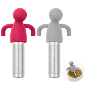 2 Pcs Tea Infuser for Loose Leaf Tea Stainless Steel Fine Mesh Strainer Tea S... - Picture 1 of 6