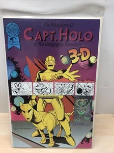 The Adventures of CAPT. HOLO #1  in 3-d  Mint NO glasses Blackthorne Comic - Picture 1 of 6