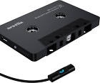Car Audio Bluetooth Cassette to Aux Receiver, Tape Desk Bluetooth 5.0 Auxillary 