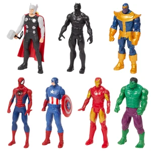 Marvel Figuren Spiderman Hulk Iron Man Captain America Thanos Black Panther 15cm - Bild 1 von 16