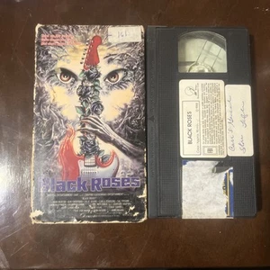 Black Roses Vhs Rock n Roll Horror John Fasano Martin Swofford - Picture 1 of 5