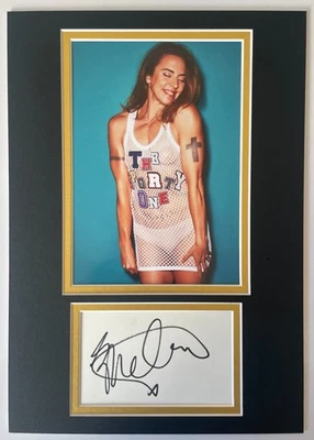 Melanie Chisholm Mel C Signed Autograph A4 photo display Sport Spice Girls Music - Image 1 of 4