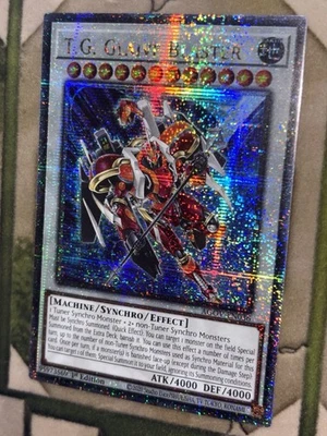 YuGiOh T.G. GLAIVE BLASTER Quarter Century Secret Rare AGOV-EN036 - Image 1 of 3