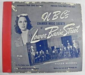 NBC's Chamber Music Society Of Lower Basin Street w/ Dinah Shore  3 x 10" 1941 - Picture 1 of 16