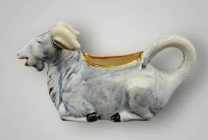 Vintage Made in Japan Goat Ram Creamer Gravy Boat Figural Pottery Mid Century - Picture 1 of 10