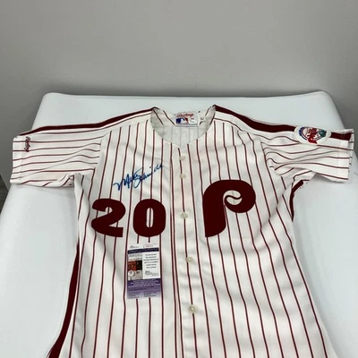 Mike Schmidt Signed 1989 Game Model Philadelphia Phillies Jersey With JSA COA - Image 1 of 4