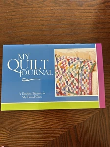 "My Quilt Journal" 2009 Better Homes & Gardens Quilt Lovers Favorite Keepsake - Picture 1 of 3