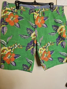 Polo Ralph Lauren Tropical pantaloncino uomo effetto invecchiato vestibilità classica taglia 38 resort - Foto 1 di 9