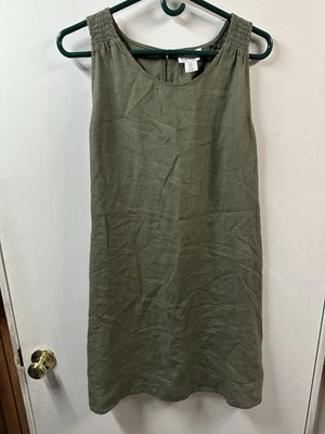 Nicole Miller New York 100% Linen Dress XL Coastal Resort Vacation Boho Hippie - Image 1 of 4