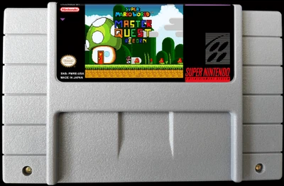 Super Mario World Master Quest Reborn English Game For SNES NTSC-U/C US Canada - Image 1 of 3