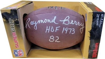 Raymond Berry Signed Autographed Football HOF 1973 Baltimore Colts JSA AI97783 - Image 1 of 4