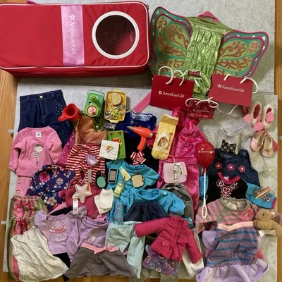 AMERICAN GIRL And Off Brand Clothes Shoe Accessories Bag Backpack Food Huge Lot - Image 1 of 4