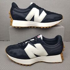 New Balance 327 Trainers Women's UK Size 5 Shoes Black Beige Wedge Gym Sneakers