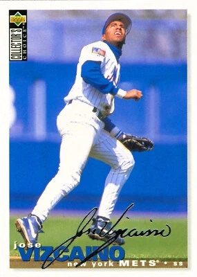 1995 Upper Deck Collectors Choice-Silver Signature - Jose Vizcaino #316 - Image 1 of 2