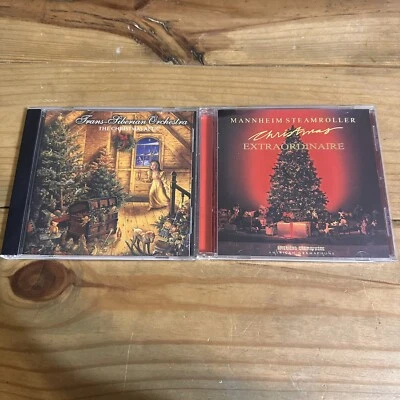 Christmas Music CD Lot 2 Trans-Siberian Orchestra And Mannheim Steamroller Foto 1 de 4
