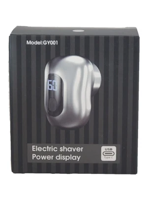 Mini Electric Shaver Power display USB Type C Model GY001 - Red - Image 1 of 4