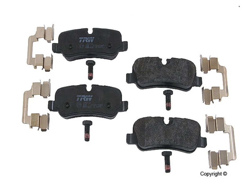 Juego de pastillas de freno traseras TRW para Land Rover 2005-2009 LR3 Foto 1 de 1