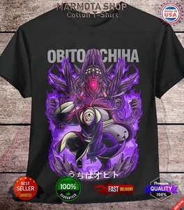Camiseta Obito Uchiha Naruto Shippuden Madara Itachi Anime Camiseta Todas las Tallas - Imagen 1 de 20
