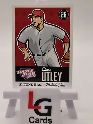 Panini Triple Play 2012 - Chase Utley #61 - Imagem 1 de 2