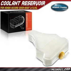 Engine Coolant Reservoir Expansion Tank with Cap for Honda Accord 2003-2007 2.4L - Picture 1 of 8