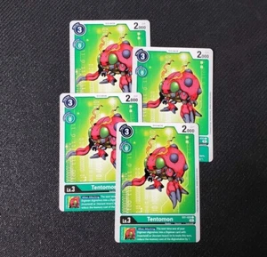 4x Tentomon - Common - EX1-033 C - Digimon TCG Playset - Green - NM/M - Picture 1 of 1