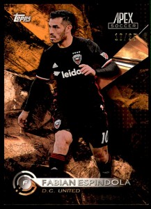 2016 Topps Apex MLS Orange #78 Fabian Espindola /25   